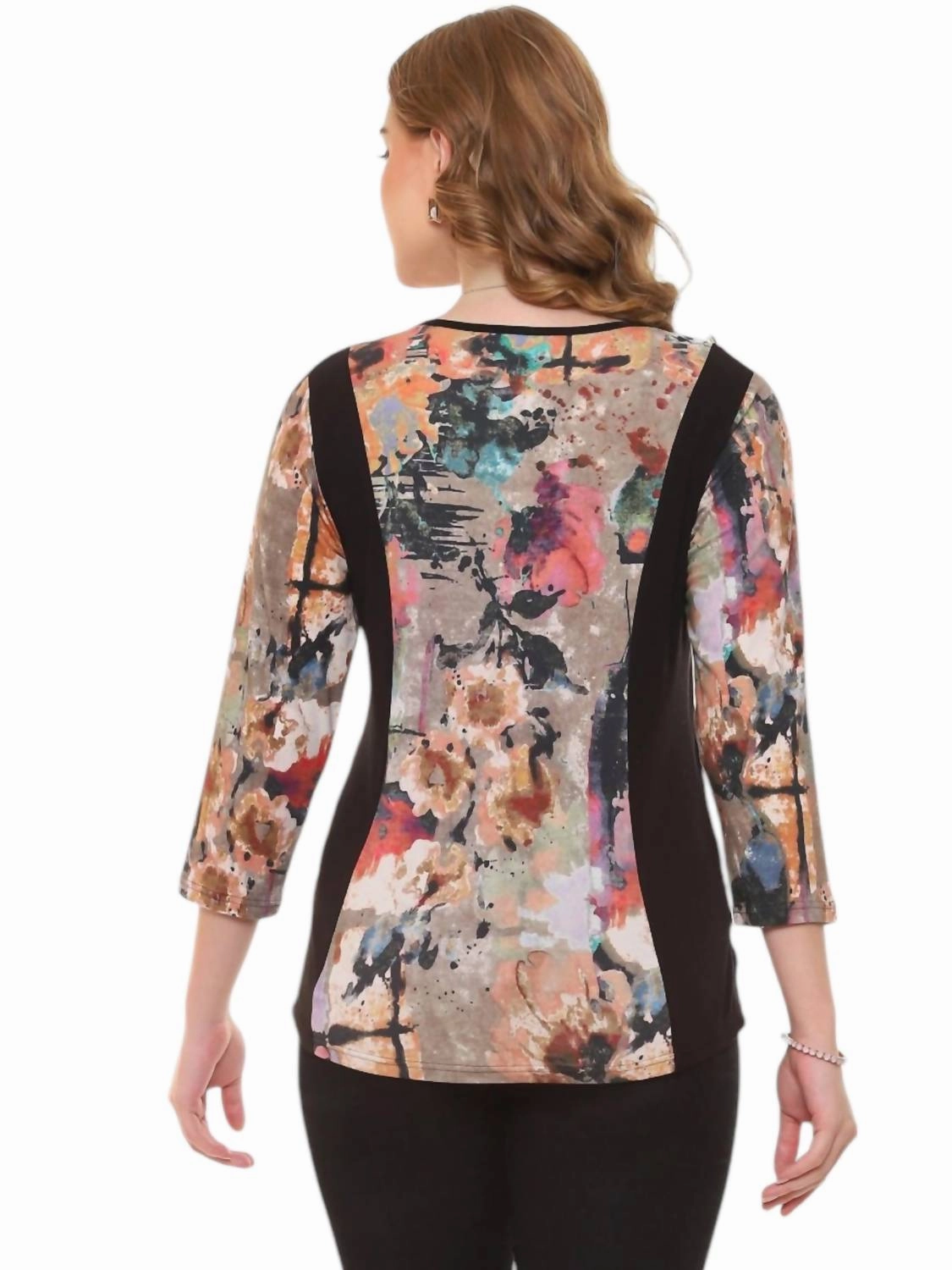 Bobbi Cutwork Top In Multi Color