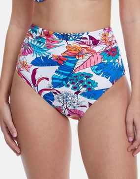 Bohemian Gypsy High Waist Bikini Pant - White Gottex - Gottex swimsuits discount