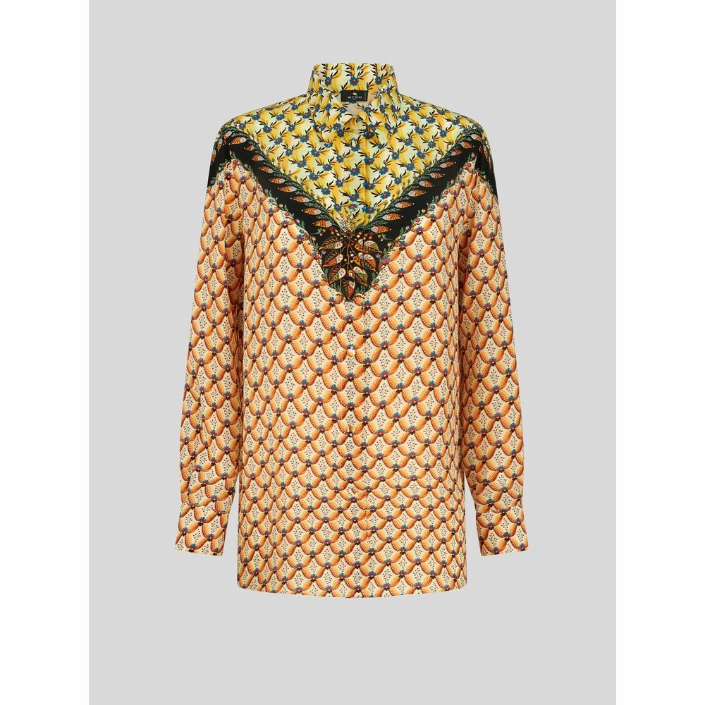 BOYFIT FLORALIA SHIRT WITH EDGING