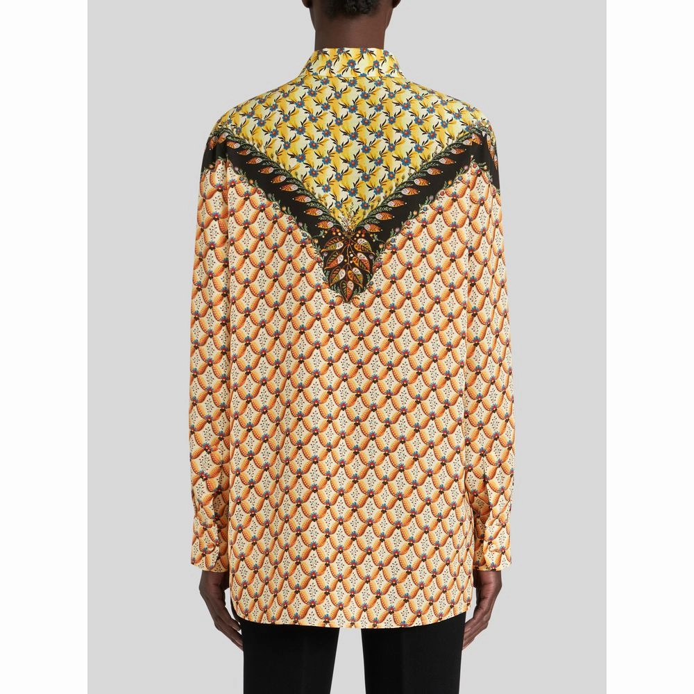BOYFIT FLORALIA SHIRT WITH EDGING