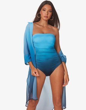 Brasil Beach Shirt - Blue Ombre Roidal - Roidal activewear best price