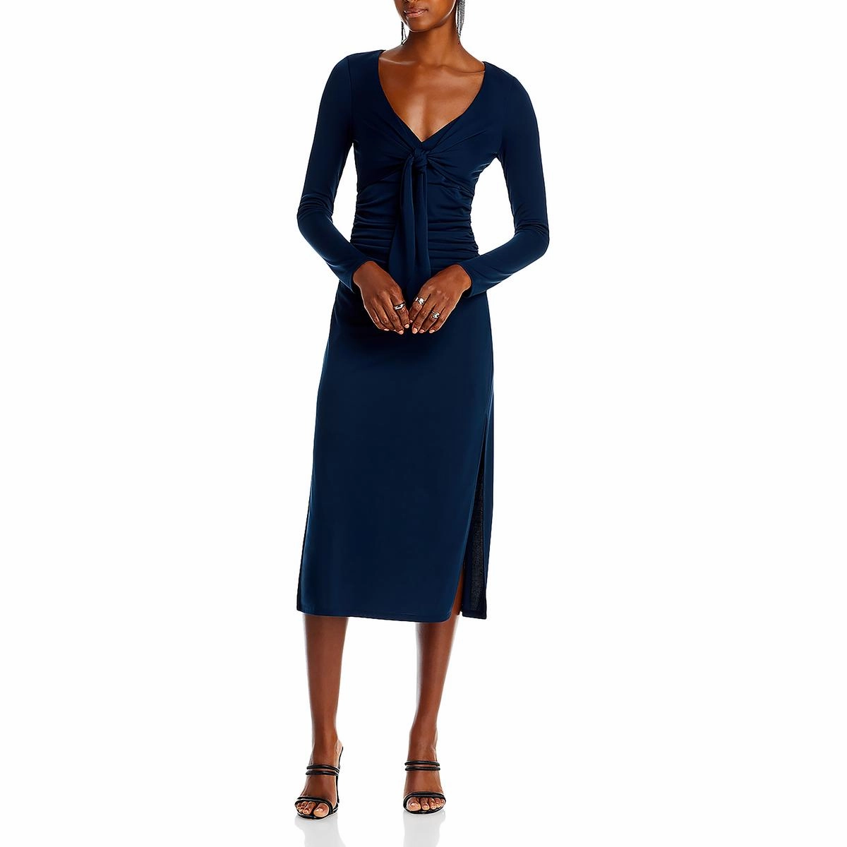 Brenna Womens Office Mid-Calf Midi Dress