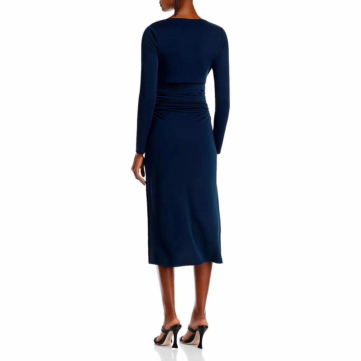 Brenna Womens Office Mid-Calf Midi Dress