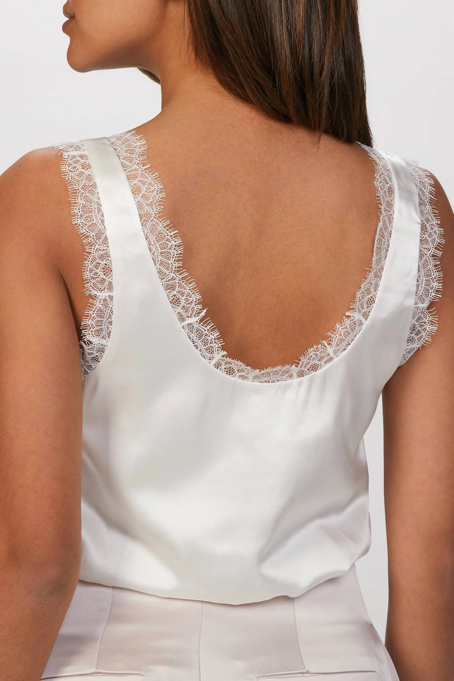 Britney Tank In White