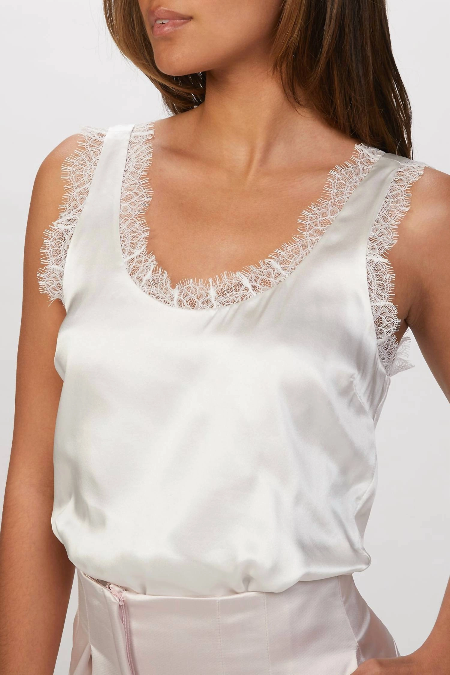 Britney Tank In White