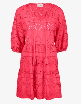 Broderie Tunic - Luscious Red Watercult - Watercult swimsuits sale