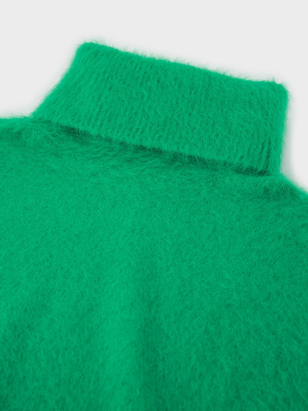 Brushed Mohair Jumper Mini Dress