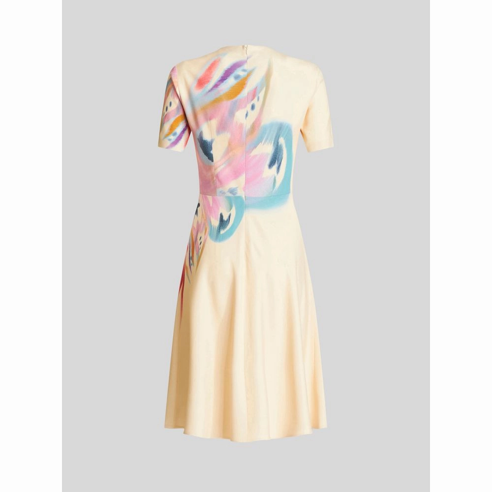 Butterfly Wing Midi Dress