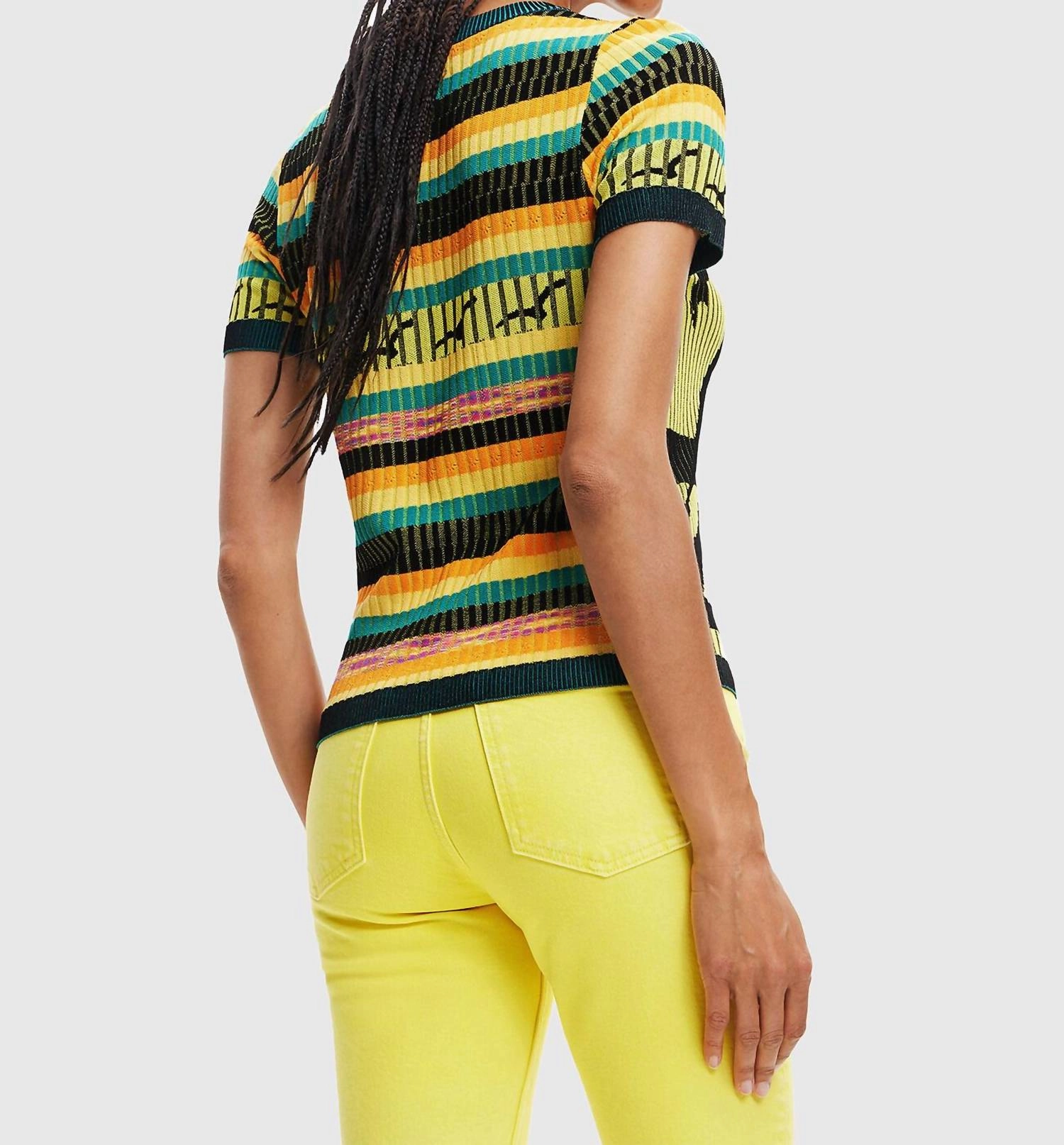Cagliari Top In Multicolor