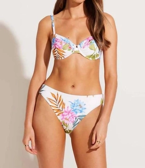 Cali High-Leg Bikini Bottom In Summer Bloom Swim Womens - plunge bikinis sale