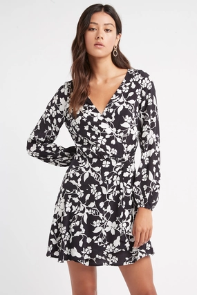 Callie Mini Wrap Dress bodycon dresses discount