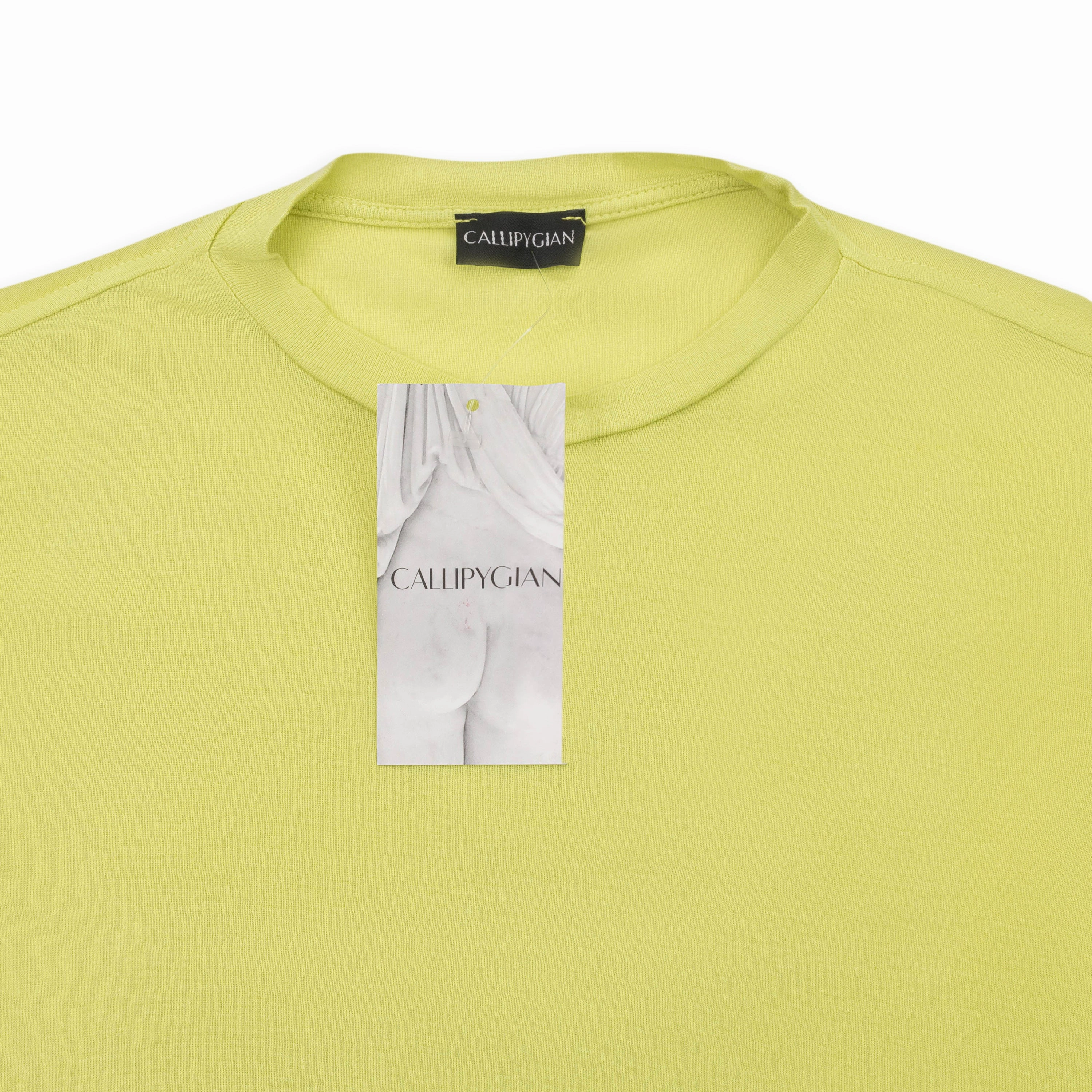 CALLIPYGIAN CREWNECK YELLOW T-SHIRT