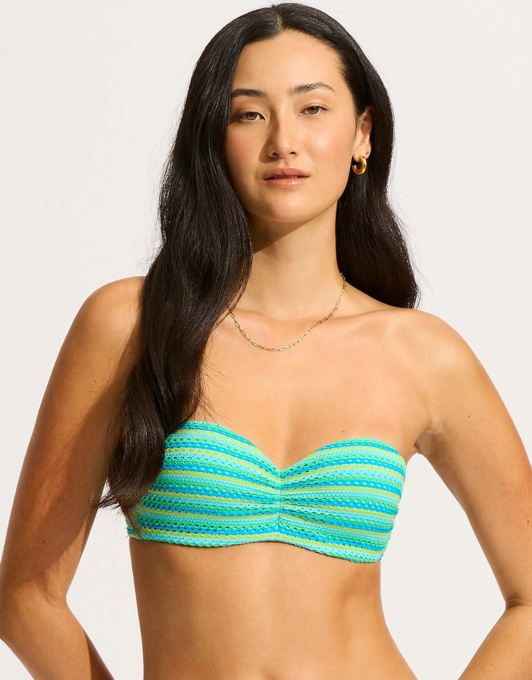 Calypso Bustier Bandeau Bikini Top - Jasmine Swim Womens - beachwear discount
