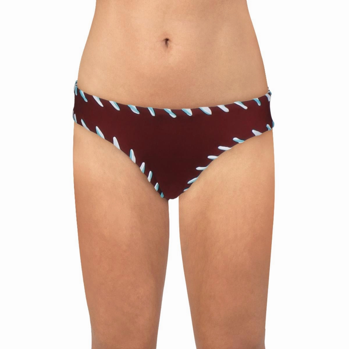 Camille Womens Hipster Reversible Swim Bottom Separates Swim Womens - retro swimwear outlet