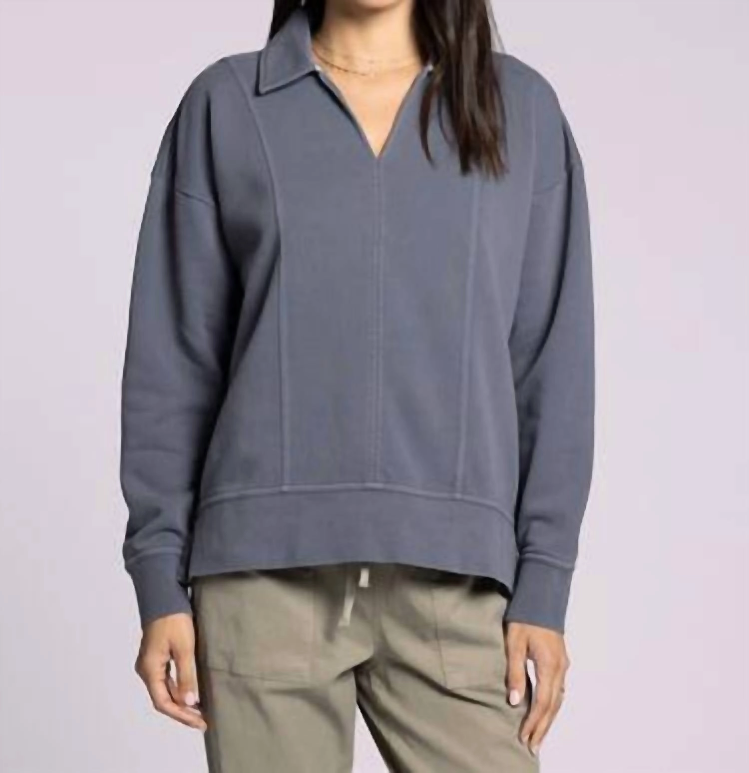 Capri Sweatshirt In Charcoal