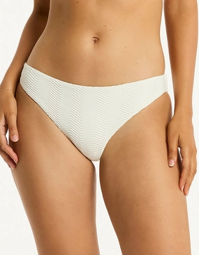 Caracus Regular Cheeky Bikini Pant - Coconut Sea Level - Sea Level swimwear clearance