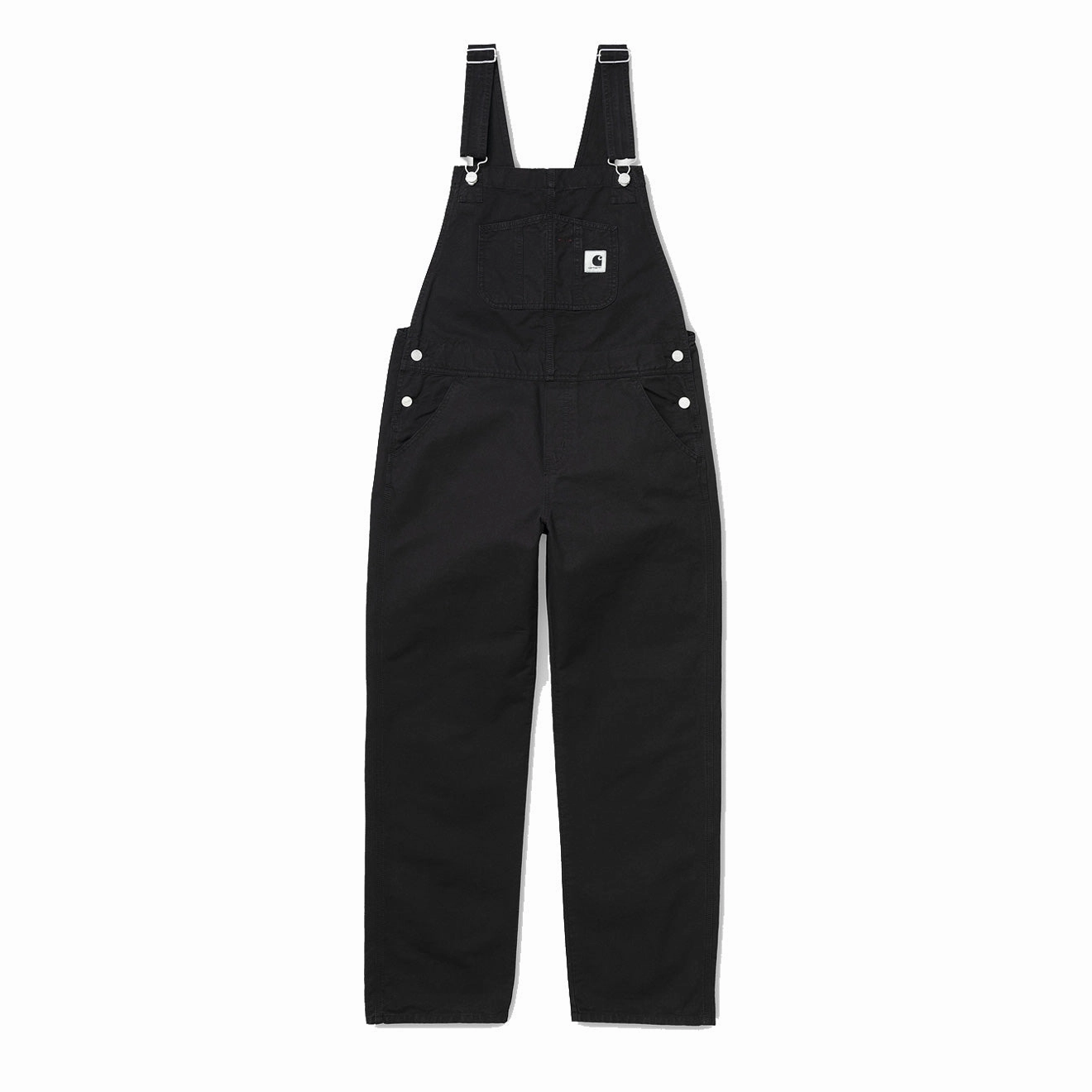 Carhartt WIP Womens Bib Overall Straight Black womens pants flash sale