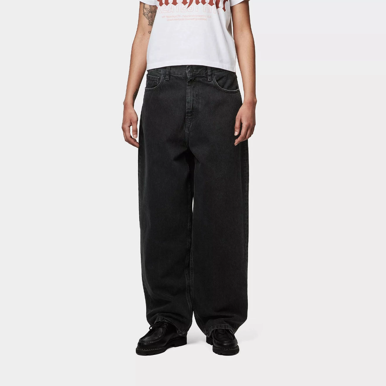 Carhartt WIP Womens Brandon Pant Black Stone Washed