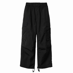 Carhartt WIP Womens Jet Cargo Pant Black Rinsed womens pants flash sale