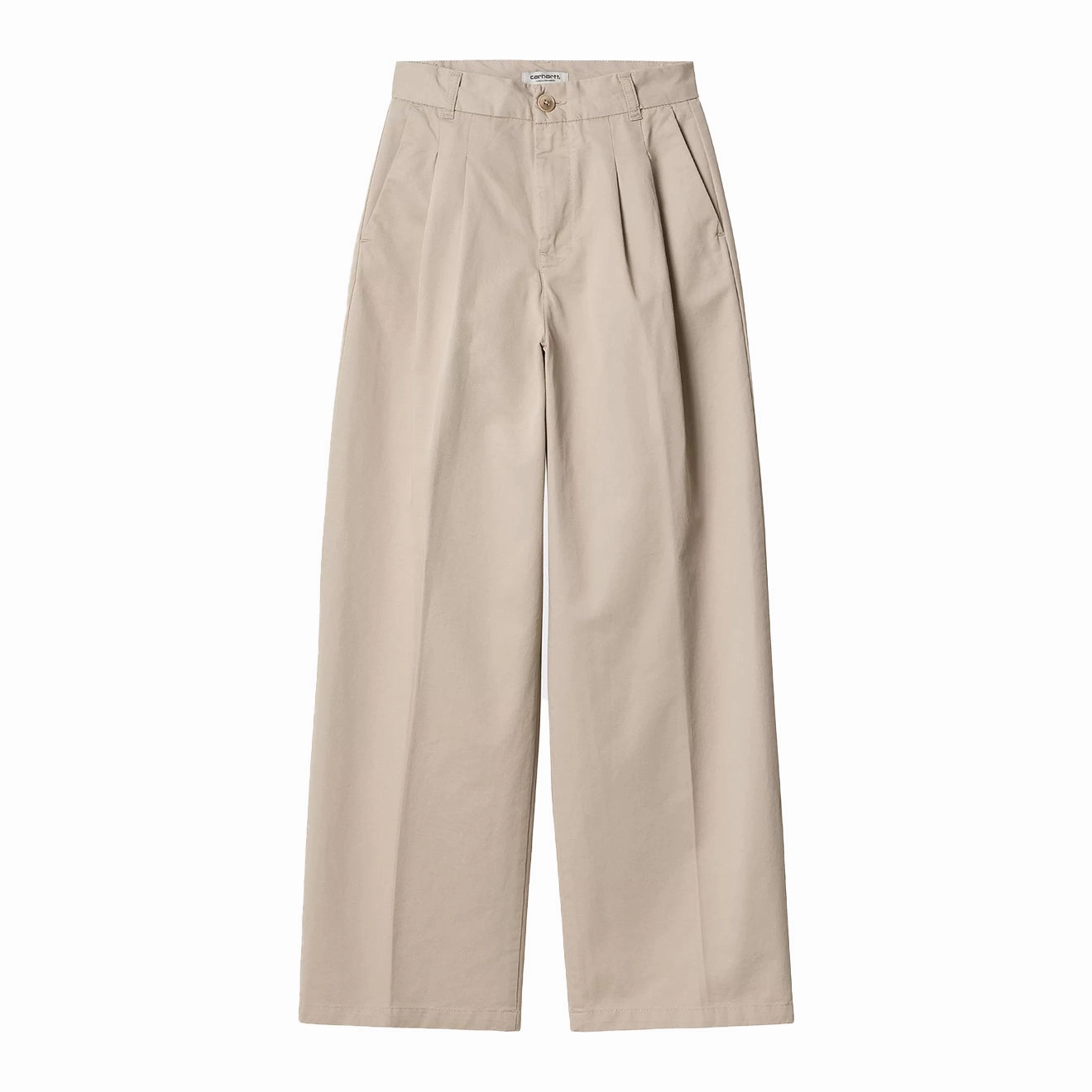 Carhartt WIP Womens Leola Pant Dusky Beige Stone Washed womens pants flash sale