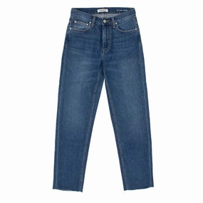 Carhartt WIP Womens Page Carrot Ankle Pant Maverick Blue Denim womens pants flash sale
