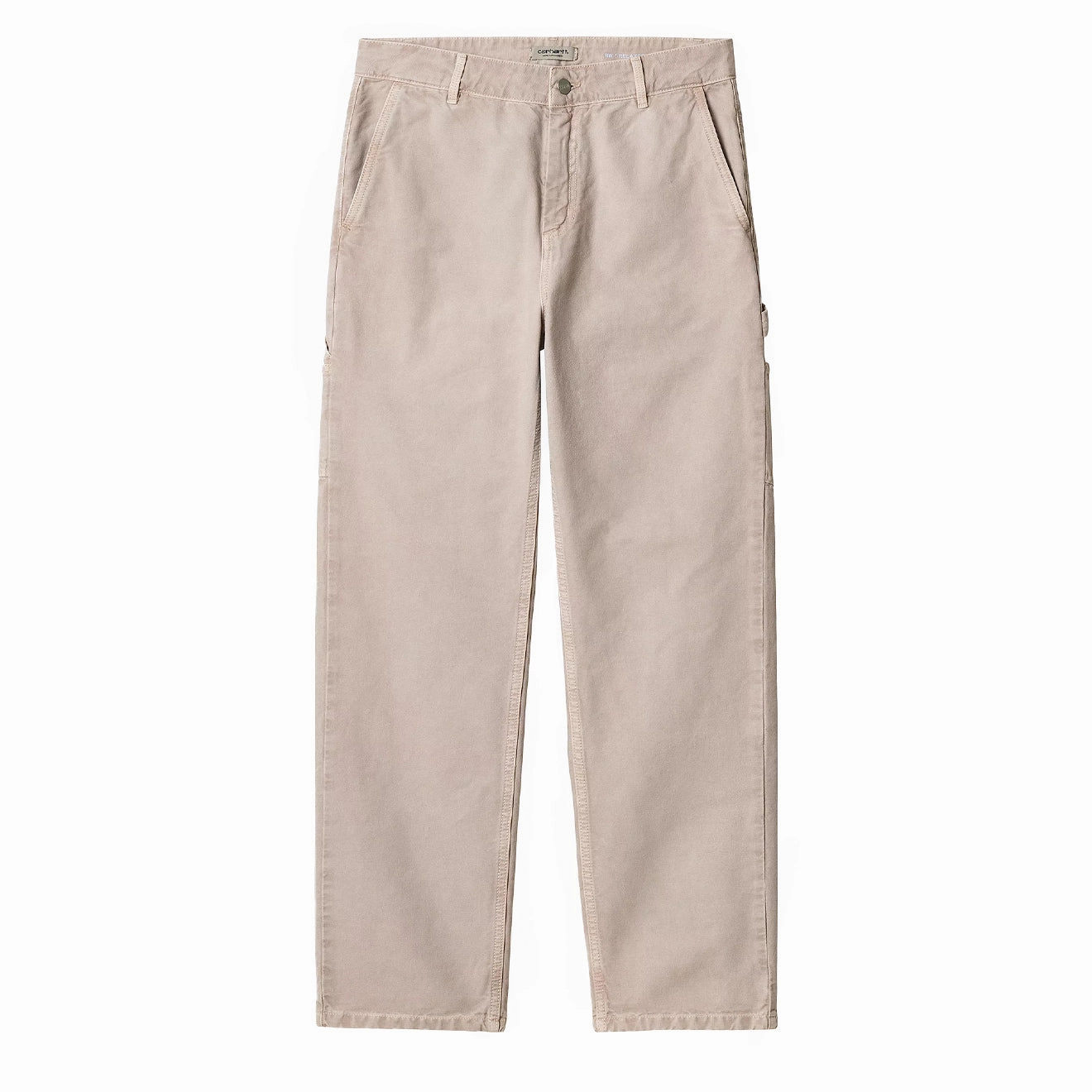 Carhartt WIP Womens Pierce Pant Straight Dusky Beige Stone Canvas womens pants flash sale