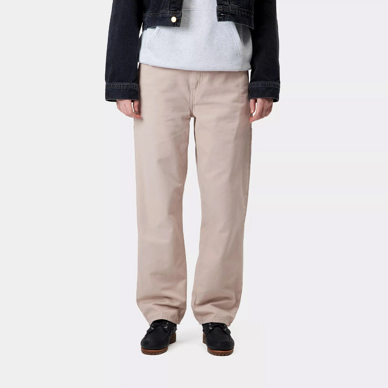 Carhartt WIP Womens Pierce Pant Straight Dusky Beige Stone Canvas