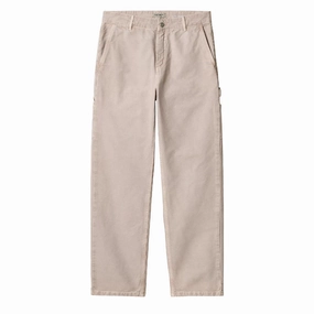 Carhartt WIP Womens Pierce Pant Straight Dusky Beige Stone Canvas womens pants flash sale