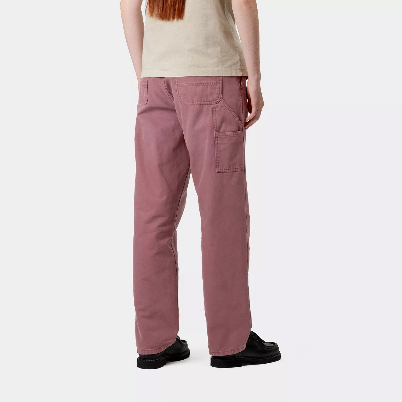 Carhartt WIP Womens Pierce Pant Straight Dusky Pink Stone Canvas