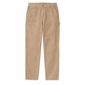 Carhartt WIP Womens Pierce Pant Straight Fit Dusty H Brown womens pants flash sale
