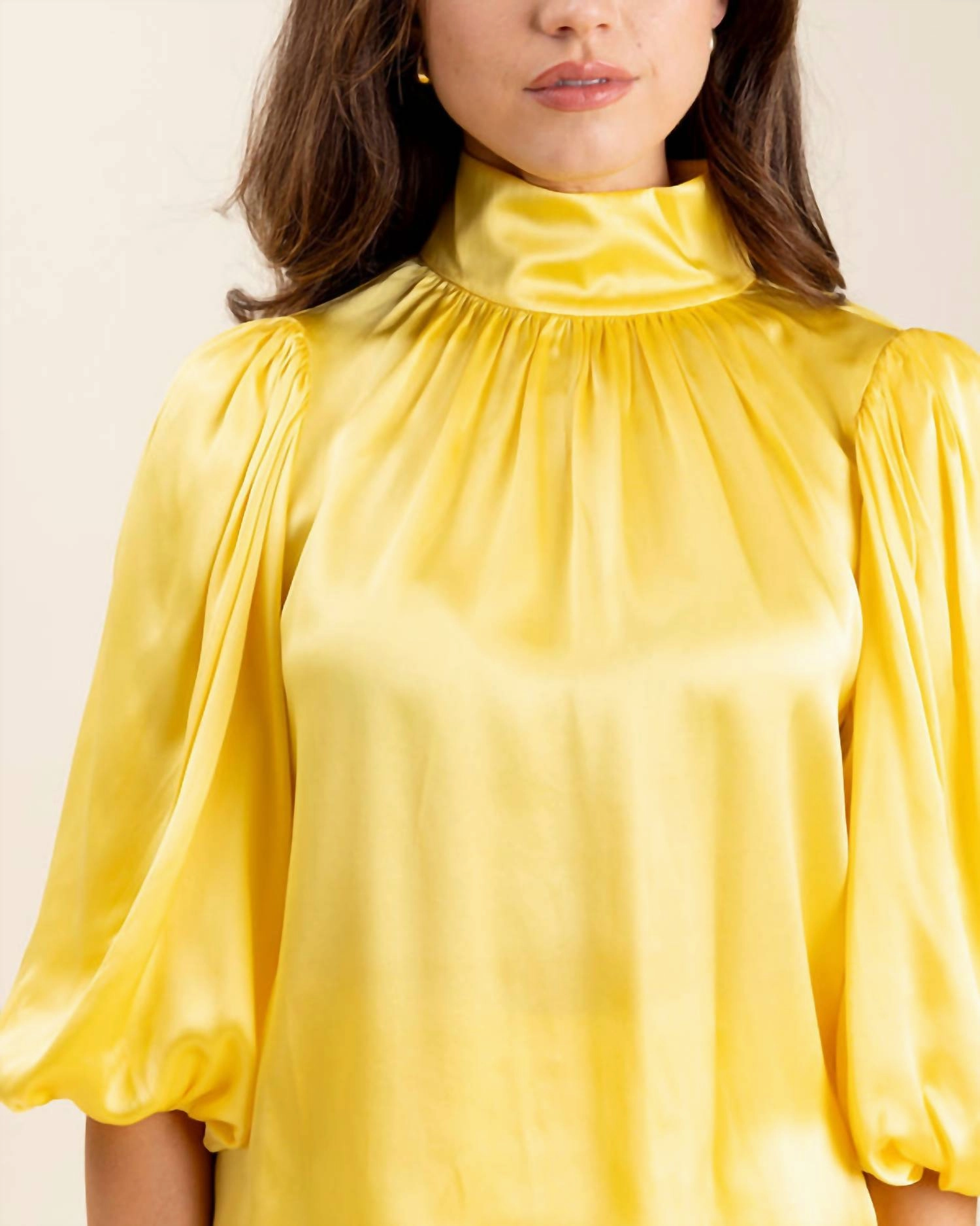 Carmen Top In Lemon
