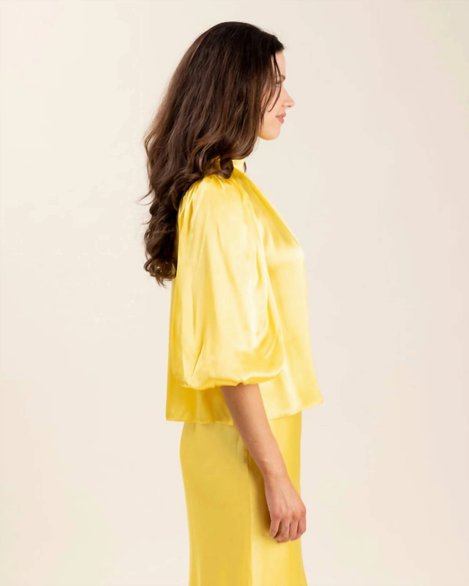 Carmen Top In Lemon