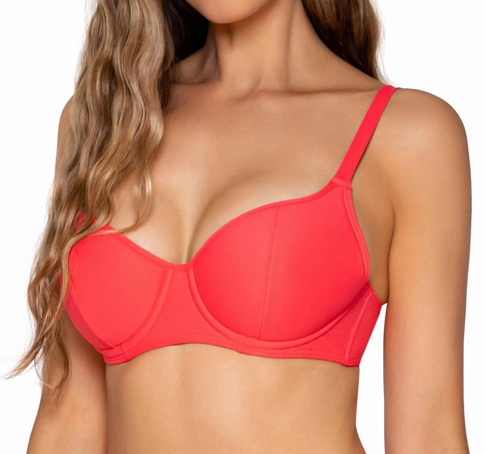 Carmen Underwire Bikini Top In Nectarine