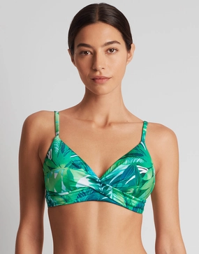Cartago Palms Single Strap Twist Underwired Bikini Top - Multi Swim Womens - beachwear discount