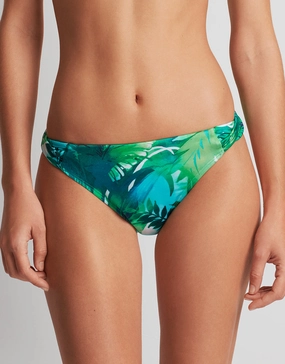 Cartago Palms Twist Side Tab Hipster Bikini Pant - Multi Swim Womens - beachwear discount