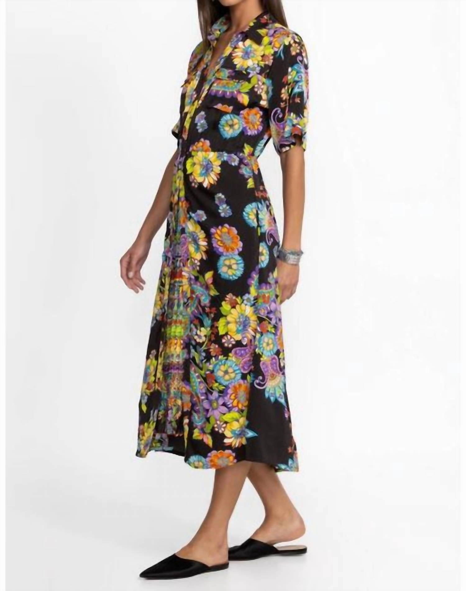 Catriona Dress In Meona Flower