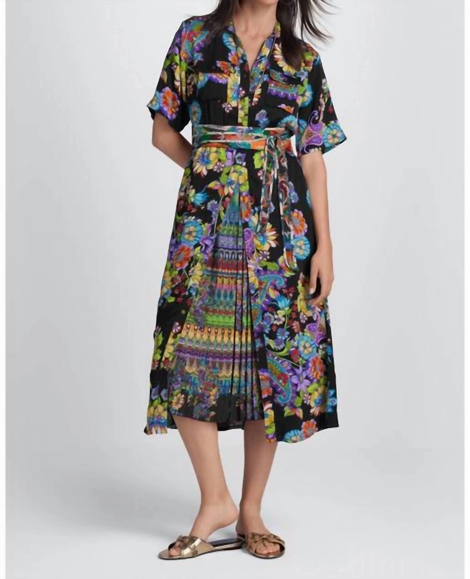 Catriona Dress In Meona Flower