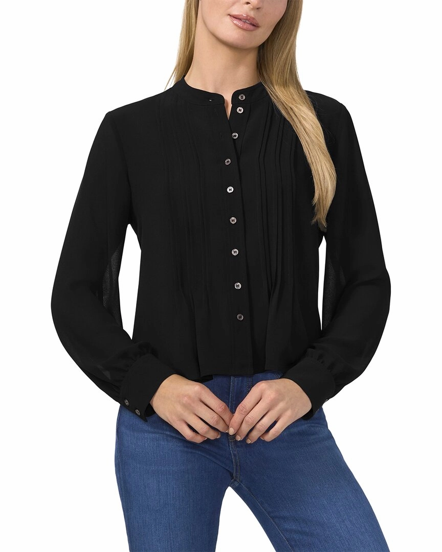 CeCe Button-Up Blouse