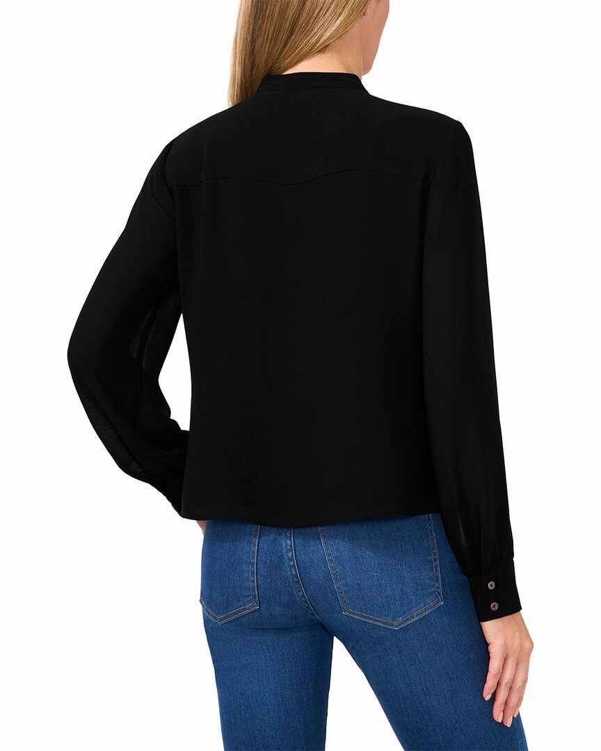 CeCe Button-Up Blouse