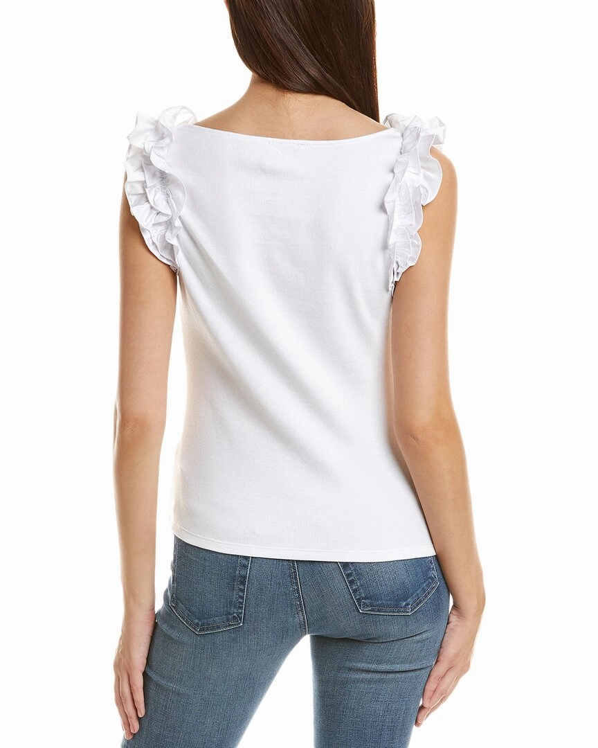 CeCe Ruffle Rib Tank
