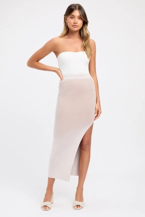 Cece Split Midi Skirt womens leggings best offer