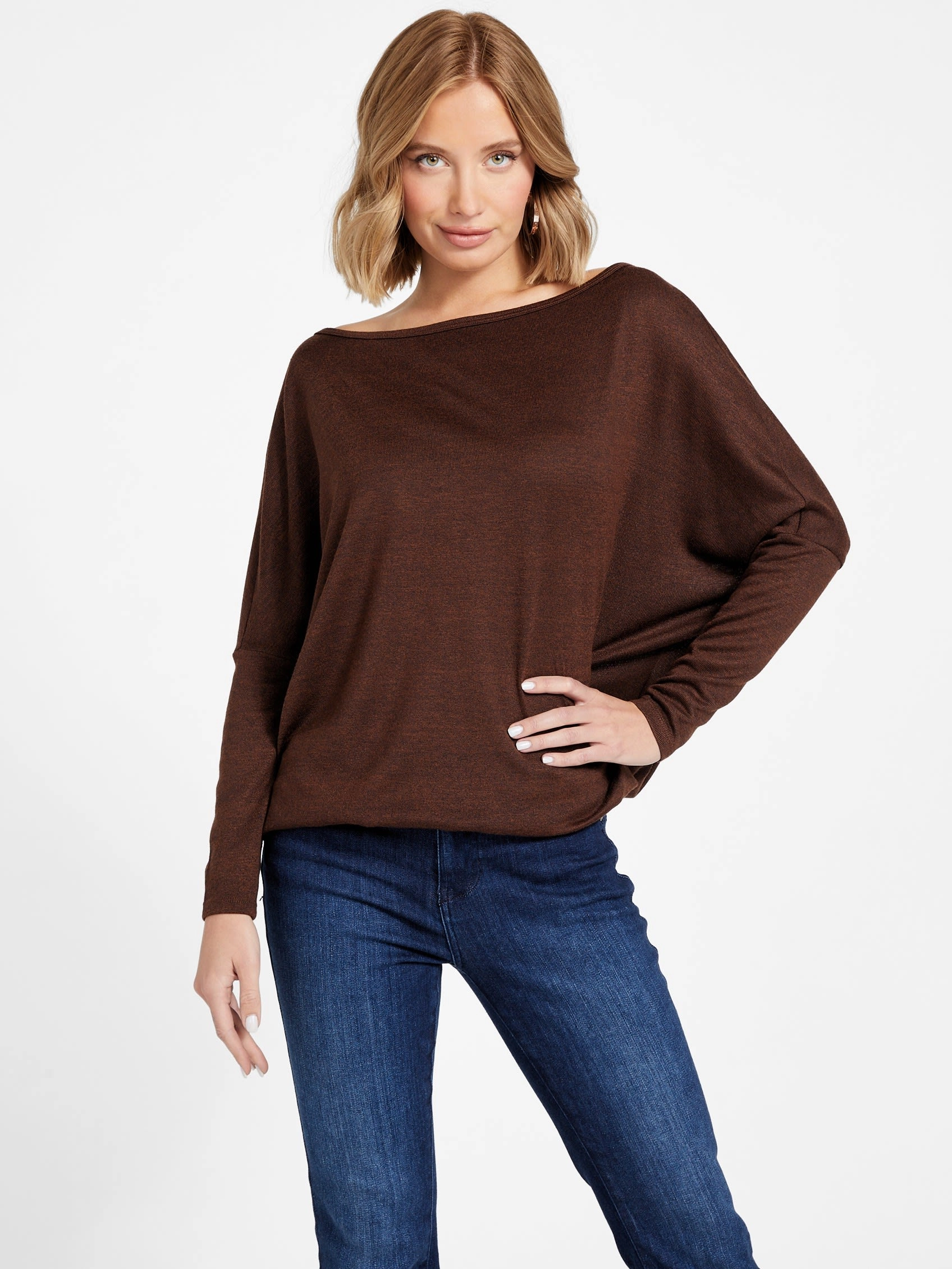 Ceci Dolman Off-the-Shoulder Top