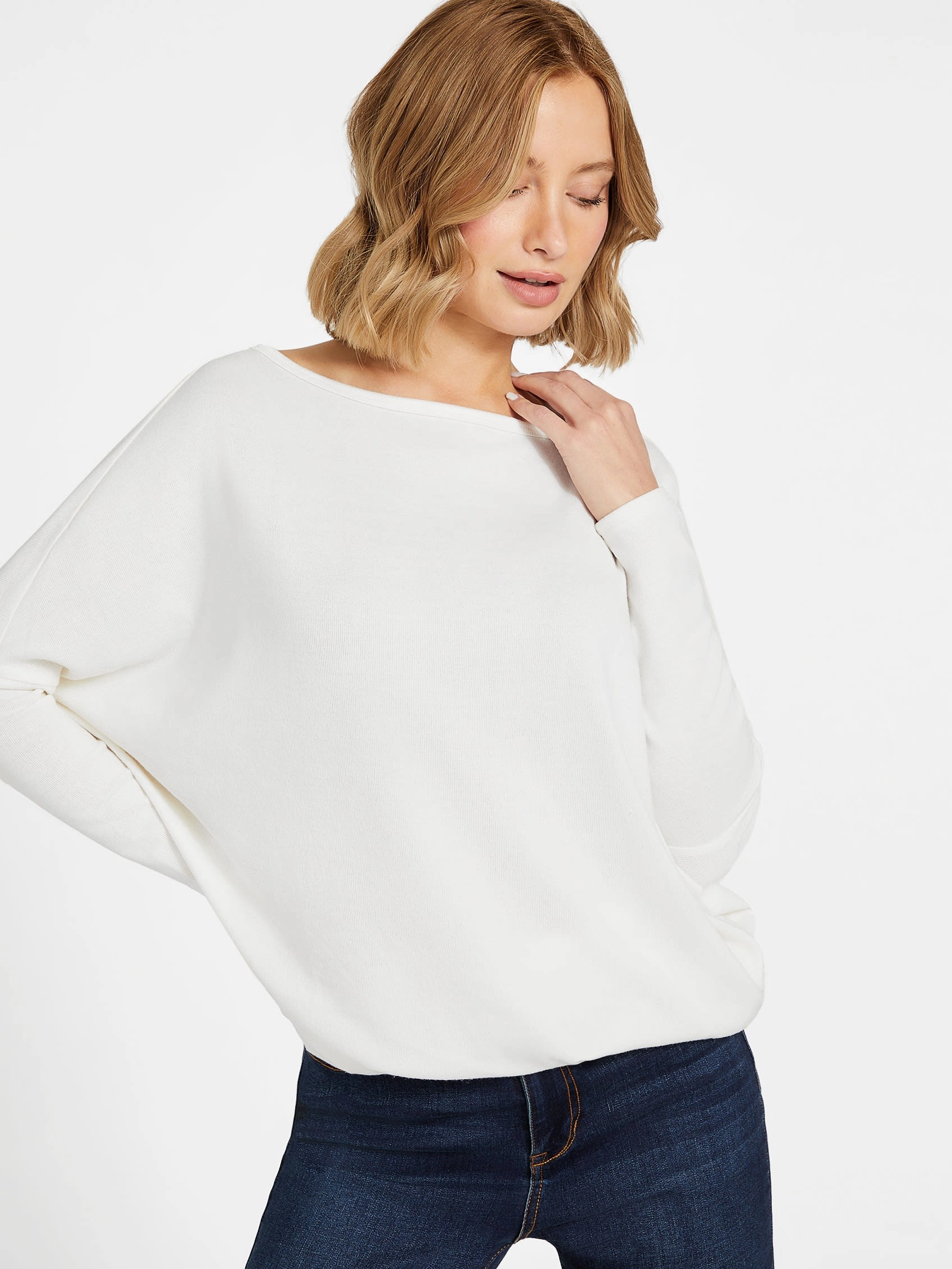 Ceci Dolman Off-the-Shoulder Top