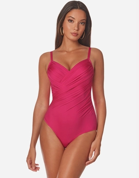 Ceylan Underwired Wrap Swimsuit - Pink Roidal - Roidal activewear best price