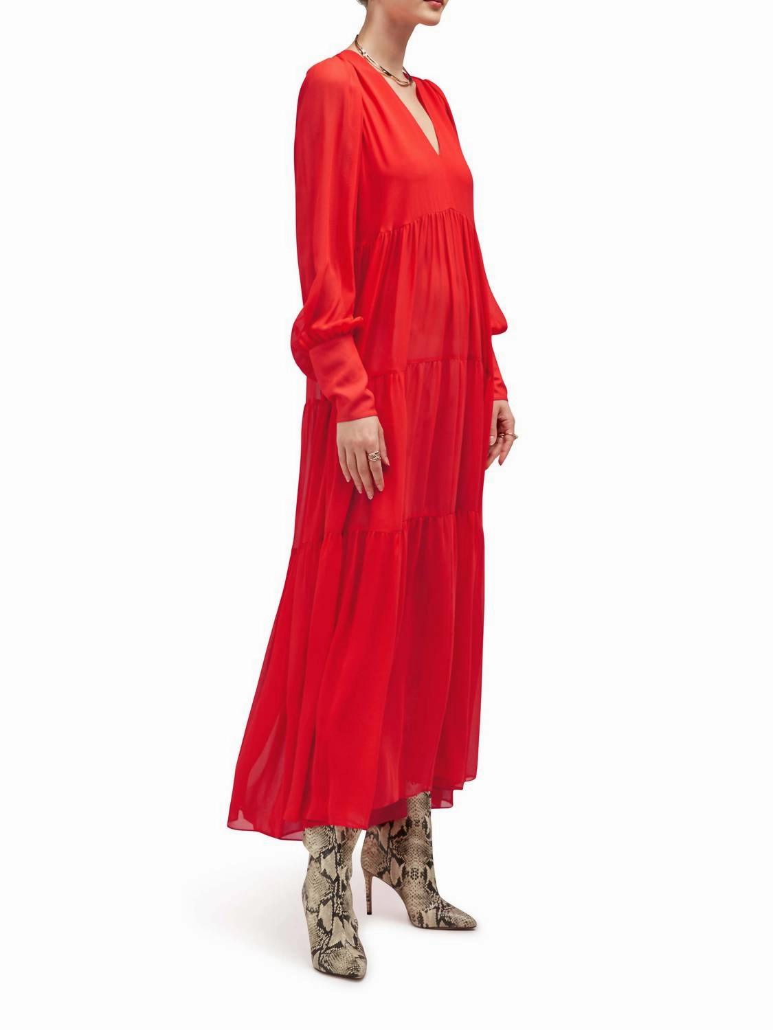 Charlie Dress In Goji Berry