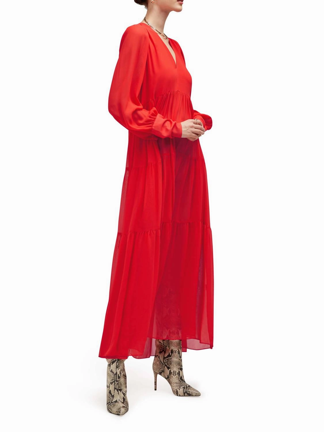 Charlie Dress In Goji Berry