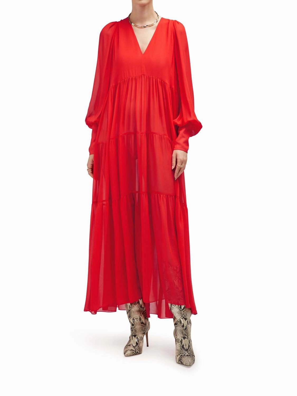 Charlie Dress In Goji Berry