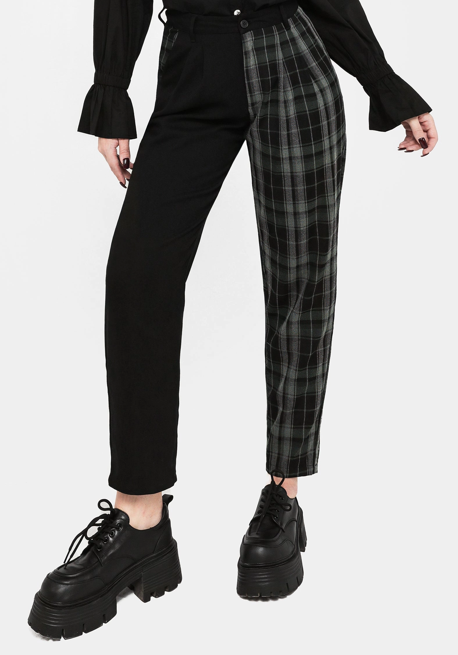 Checkmate High Waist Tapered Trousers Bottoms Womens - women's jeans sale