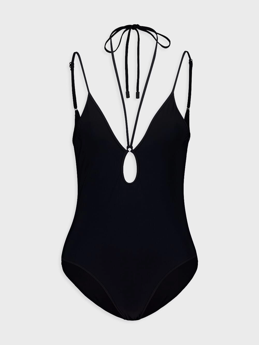 Chic Black One-Piece Swimsuit Swim Womens clearance sale