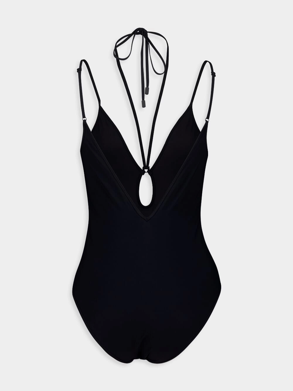 Chic Black One-Piece Swimsuit